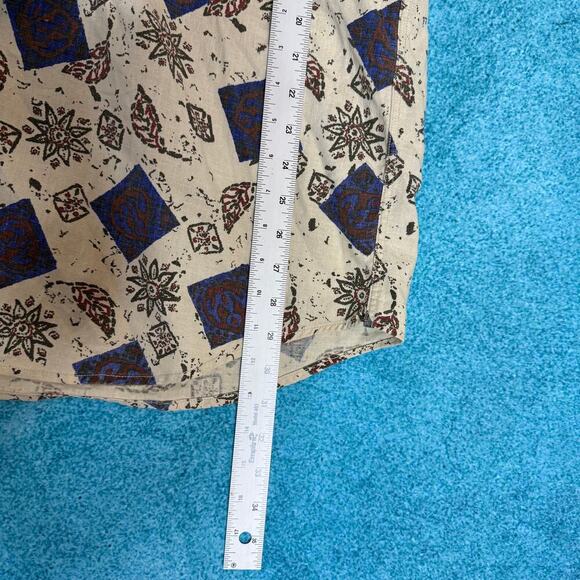 VTG Hawaiian Cambridge Classics Men’s XXL Linen Cotton Floral Shirt Button Up - Picture 4 of 12